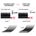 thumbnail image 5 of Extensión de pestañas ComAngo Easy Fan Volume Lashes 0.05 D Curl, 5 of 5