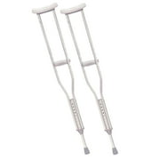 Walking Crutches with Underarm Pad and Handgrip, Adult, 1 Pair
