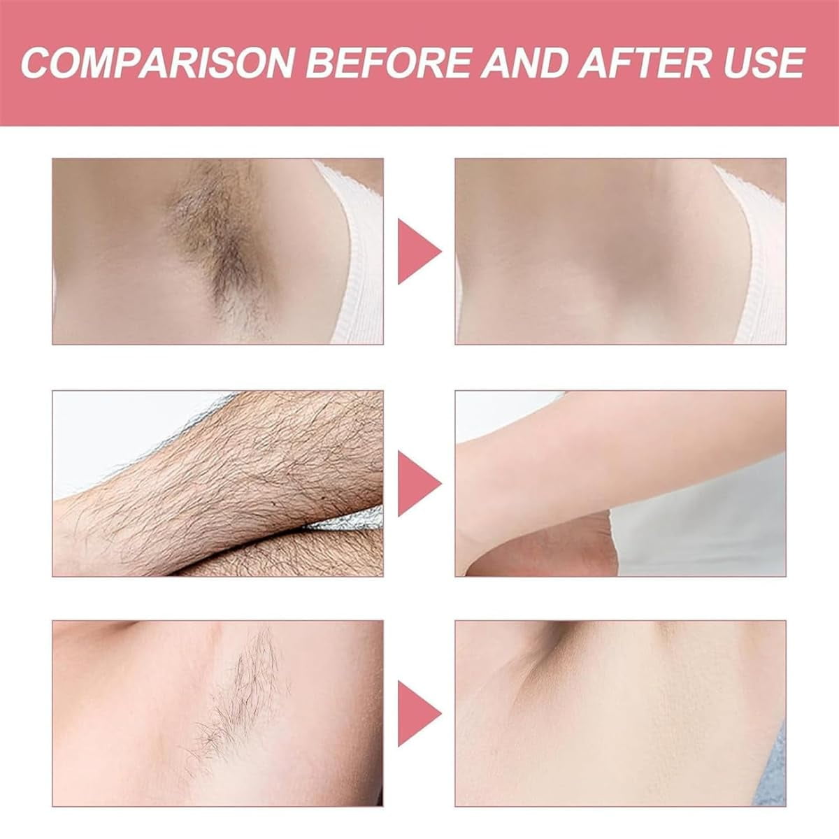 Hair Remover Cream, Facial Hair Removal for Women, Instant Hair Removal Kit （2）