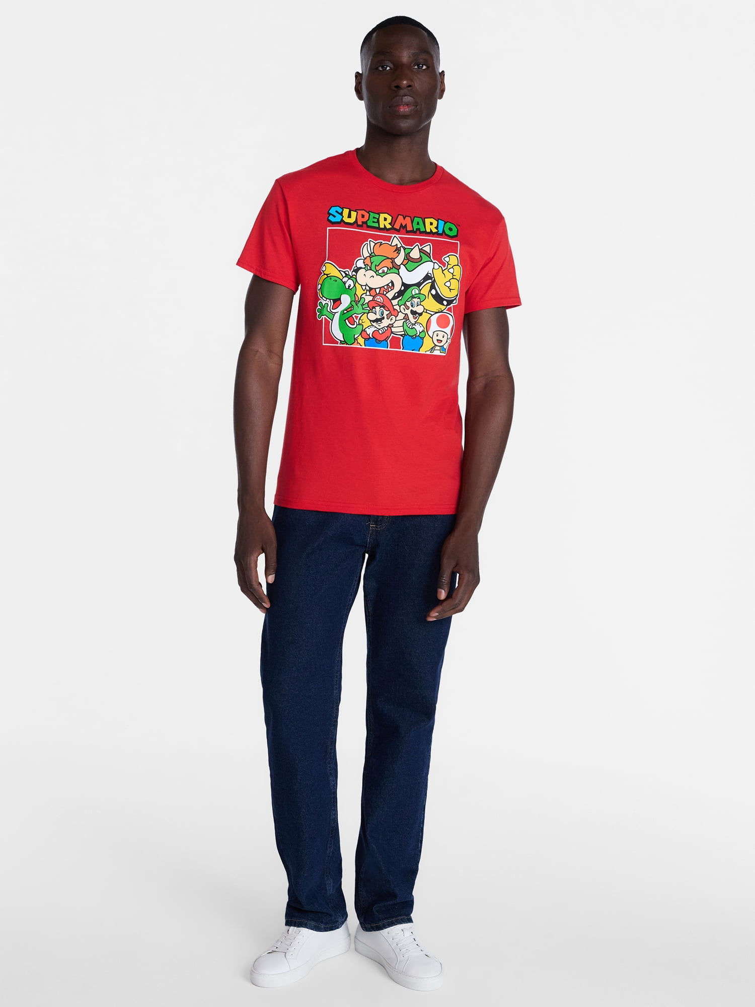 Super Mario Men’s Graphic Tee, Sizes S-3XL
