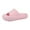 Pink, variant on Zwiiyzr Boys Girls Shoes 4-11 Years Slippers Slide Sandals Children Indoor Bathroom Non-Slip Water Leakage Drag Cute Thick Soft Bottom Sandals Green
