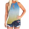 thumbnail image 2 of Débardeurs pour Femmes Athletic Works Débardeurs Teinture sur Nœuds pour Femmes Col Rond Sans Manches Tunique Tee Tops, 2 of 5