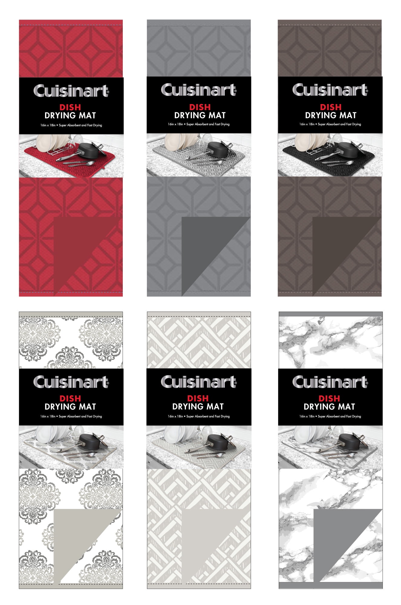 CU DISH DRYING MAT