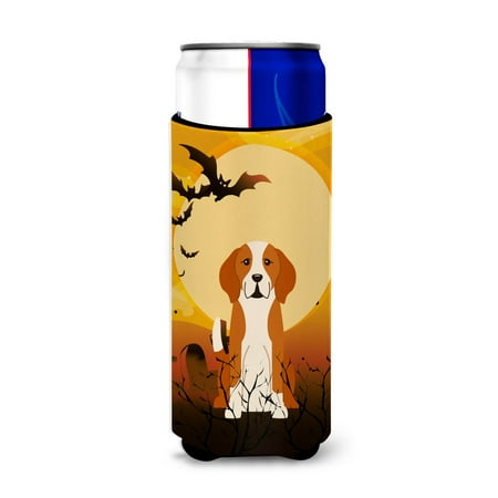 

Carolines Treasures BB4376MUK Halloween English Foxhound Michelob Ultra Hugger for slim cans Slim Can multicolor