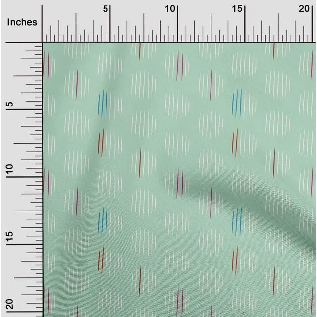 oneOone Polyester Lycra Fabric Line Geometric Decor Fabric Printed BTY 56 Inch Wide