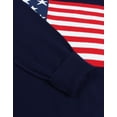 thumbnail image 5 of Flag Sweaters for Women Y2K American Flag Memorial Veterans Independence Day Crewneck Fall Winter Knitted Stried Sweaters Warm Long Sleeve Jumper Tops Alsol Lamesa, 5 of 6