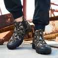 thumbnail image 6 of Willtoo Mens Sneakers Camo Knit Slip‑On Casual Elastic Side Gore Breathable Mesh Walking Shoes Non‑Slip Lightweight Comfort Outdoor Work Shoes, 6 of 6