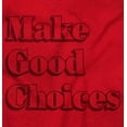 thumbnail image 2 of Make Good Choices Motivational Gym Plus Size Crewneck Graphic Tee Shirt Brisco Brands 2X, 2 of 5