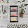 thumbnail image 3 of Sterilite 3 Drawer Cart, Black, 3 of 8