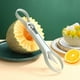 thumbnail image 1 of Juego de palas para sacar bolas de fruta 3 en 1 | Herramienta de doble cara para tallar frutas y verduras | Mango de fácil agarre para fiestas infantiles y ensaladas de frutas | Aparato de cocina de, 1 of 5