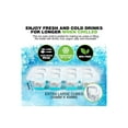 thumbnail image 3 of Dependable Industries Silicone and Plastic 8-Cavity Flexible Ice Cube Trays 2 Count, 3 of 8