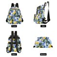 thumbnail image 4 of FORMRS Mini Backpack Purse for Women Travel Daypack Casual Shoulder Bag, Cartoon Lemon Leaves, 4 of 7