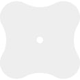 thumbnail image 4 of 34"OD x 3"ID x 11 3/4"C x 1"P Luna Architectural Grade PVC Contemporary Ceiling Medallion, 4 of 4