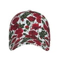 thumbnail image 2 of Naloa Original Classic Low Profile Hat Men Women Baseball Cap Dad Hat Adjustable Unconstructed Rose Flowers Print Cap, 2 of 9