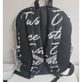 thumbnail image 2 of Black White Sky Blue 17inch Backpack NWT Orig. Price $30.00 W/Pockets, 2 of 3