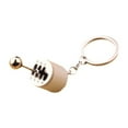 thumbnail image 2 of Six-Speed Gear Shift Metal Keychain with Toggle Lever, Fidget Toy for Stress Relief and Anxiety, Durable Car Accessory Keyring, 2 of 3