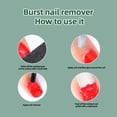 thumbnail image 4 of 15Ml Burst Nail Remover Gel A - Professional Strength Gel Nail Remover 15Ml, Fast Acting Formula for Salon Use, Nail Removal Supplies Easter Mother'S Day Remover Makeup Organizers, 4 of 10