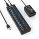 thumbnail image 1 of Hub USB Vantisan de 11 puertos USB 3.0 con 10 puertos de transferencia de datos, 1 of 7