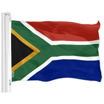 G128 – South Africa (South African) Flag | 3x5 feet | Printed 150D – Indoor/Outdoor, Vibrant Colors, Brass Grommets, Quality Polyester, US USA Flag, Much Thicker More Durable Than 100D 75D Polyester