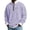 Purple_001, variant on Domuza 2026 Men's Casual Fashion up Collar Contrasting Zipper Waffle Sweatshirt,Daily Loose&Simple Half Zip Pullover Sweatshirt Wine 4XL