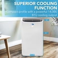 thumbnail image 4 of Whynter ARC-147WFH 14000 BTU Air Conditioner, Dehumidifier, Heater and Fan for 500 sq ft, 4 of 8