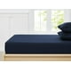 thumbnail image 3 of Sábana bajera ajustable Sweet Home Collection Twin XL de microfibra azul marino, 3 of 5