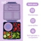 thumbnail image 4 of Lonchera para niña tipo omiebox incluye termo y cubiertos, bento box c 4 compartimentos modulables de gran capacidad, lunch box con sellado hermético anti-fugas, caja de almuerzo BPA Free, 4 of 8