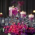 thumbnail image 4 of WGV Clear Stemmed Candle Holder Vase  - 4" Wide x 16" Height, Good quality, Heavy Weighted Base - 1 Pc, 4 of 4