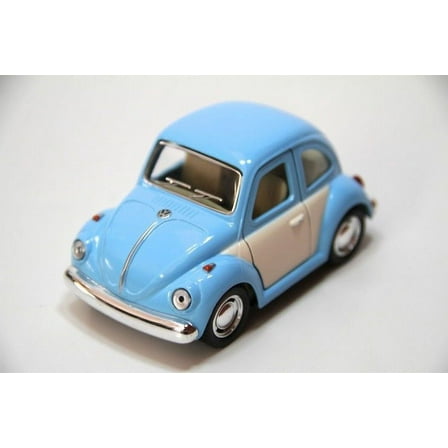 4" Kinsmart 1967 Volkswagen Beetle Diecast Model Toy Car No Scale Pastel 2T Blue