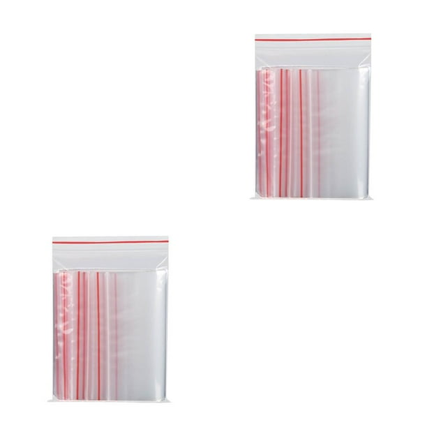 Naiovety CALIENTE 100 unids / paquete Bolsas con cierre de cremallera que se pueden sellar Bolsa de polietileno de plástico transparente Paquete de Type4 NO4 Naiovety CBP115989