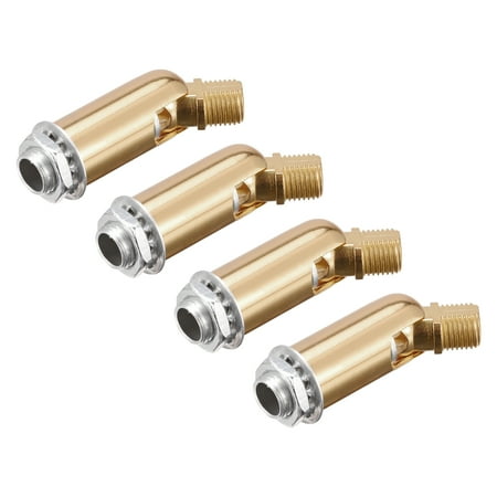 

Uxcell Sloped Ceiling Adapter 180 Degree Swivel M10 Thread Champagne Gold 4 Pack