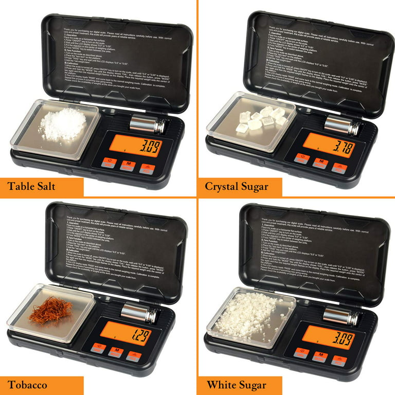 Digital Scale，LtrottedJ 0.01g-200g LCD Ultrathin Jewelry Drug Digital  Portable Pocket Scale