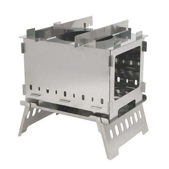Outdoor Portable BBQ Grill Folding Barbecue Grill Stainless Steel BBQ Grill for Picnics Cooking Camping