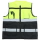 thumbnail image 1 of WORGEOUS Chaleco reflectante de seguridad, práctico chaleco ligero de alta visibilidad para seguridad en el trabajo, tráfico de voluntarios de emergencia (amarillo), 1 of 9