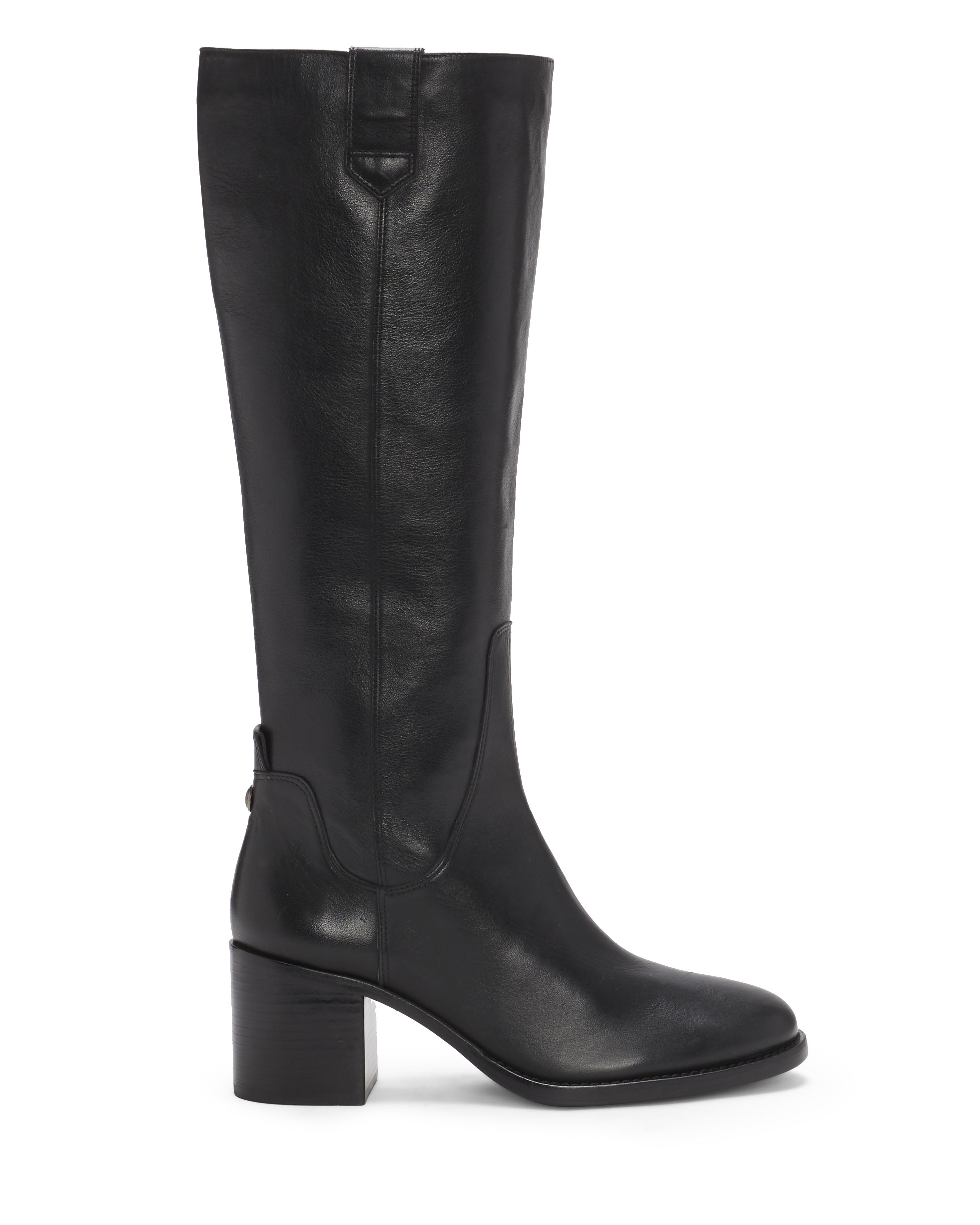 Vince Camuto Zemmy Black Leather Knee 