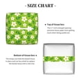 thumbnail image 4 of Goofa Daisies Flowers Tissue Box Cover PVC Leather Tissue Holder Square Facial Tissue Case Facial Paper Organizer Dispenser for Bathroom, Vanity Countertop, 4 of 8