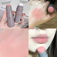 thumbnail image 1 of ZZwxWA Online Shopping Double Head Sponge Powder Blusher Lip And Cheek Dual-use Matte Natural Rouge Powder Blusher Stick Expansion Color, 1 of 3