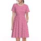 thumbnail image 1 of Easygdp Fish Scales para Vestido Transpirable de Mujer, Vestido Suelto de Manga Corta con Pliegues y Bolsillos para el Verano, 1 of 6