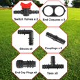 thumbnail image 2 of 42pcs Drip Irrigation Fittings Kit, Irrigation Barbed Connectors, 2 of 5