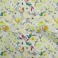 thumbnail image 1 of oneOone Rayon Yellow Fabric Floral Sewing Craft Projects Fabric Prints By Yard 56 Inch Wide-T6, 1 of 4