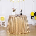 thumbnail image 4 of Poise3EHome 90-Inch Round Sequin Tablecloth for Party Cake Dessert Table Events, 4 of 4
