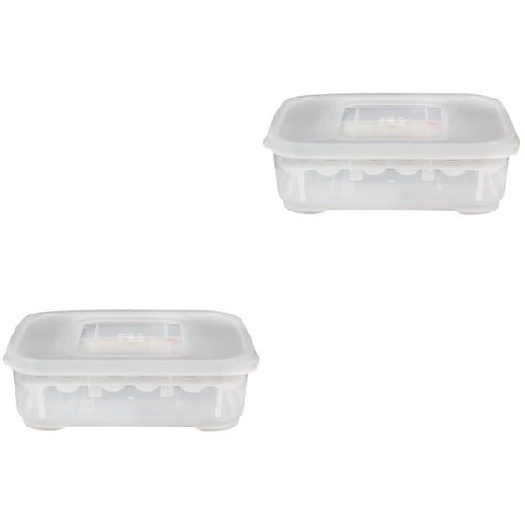 WRISTBIQUE Incubator Acrylic 2Pack 6.5x4.3x2in For Snakes Lizards Hatching