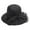 Black, variant on AWZXDE Women Fascinator Cap British Style Dress Hat for Wedding Bridal Tea Party Summer Hats for Women Hot Pink