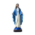 thumbnail image 2 of Estatua de María de resina, escultura artesanal estatua cristiana estatua religiosa estatuilla católica para porche, escritorio, colección Soledad Estatua de la Virgen María, 2 of 10
