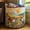 Style 4, variant on Quilted Laundry Basket with Handles, Cat Pattern, 3 Sizes 18 to 28 Inch, Fabric Storage Hamper for Nursery, Bedroom, Laundry Room