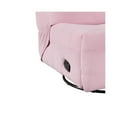 thumbnail image 2 of Georgena Pink Corduroy Fabric Swivel Glider Recliner, 2 of 5