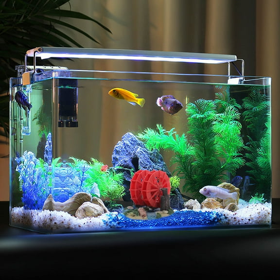 VORCOOL Aquarium Waterwheel Micro Landscape Wheels Multi 1Set Indoor Nature Enhancement