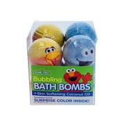 Kole Imports UU964-12 Sesame Street Bubbling Bath Bombs in PDQ Display, Pack of 12