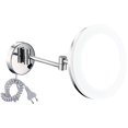 thumbnail image 3 of 8 Inch Makeup Mirror With Lights LED Makeup Mirror With Lights Beauty Makeup Mirror Folding Telescopic Light Mirror ,Widely Use, 3 of 4