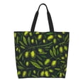 thumbnail image 1 of Disketp Green Branch Olive Bolsa Tote Estampada para Mujer, Bolso de Hombro y de Mano para Compras y Viajes, 1 of 8